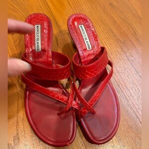 Manolo Blahnik sandals, work, good condition